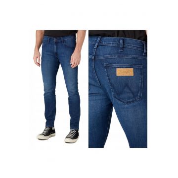 Blugi barbati -  We Care Wrangler - Bumbac - Lungi - Barbati - W31-L32 US - Albastru