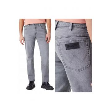 Blugi barbati -  Wrangler - Bumbac - Lungi - Barbati - Slim fit - W34-L30 US - Gri