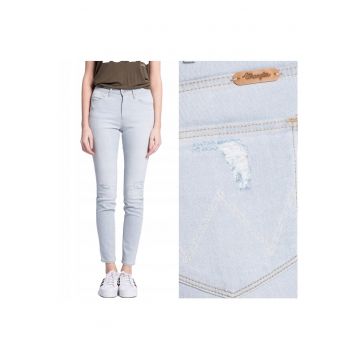 Blugi dama -  11104-85 - Bumbac - Lungi - Petite - Denim - W28-L32 US - Albastru