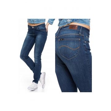 Blugi dama -  155-26 - Bumbac - Lungi - Regular fit - Denim - W24-L31 US - Albastru
