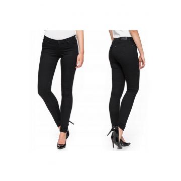 Blugi dama -  91-24 - Bumbac - Lungi - Petite - Denim - W22-L31 US - Negru