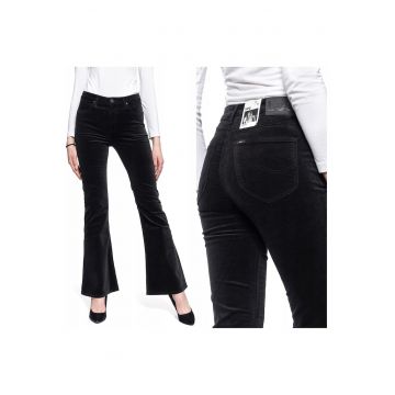 Blugi dama -  Breese - 20328-46 - Bumbac - Lungi - Evazat - Denim - W28-L33 US - Negru