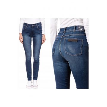Blugi dama -  Jess - 1201-187 - Bumbac - Lungi - Petite - Denim - W25-L34 US - Albastru