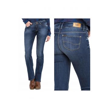 Blugi dama -  Joliet - 43622-46 - Bumbac|Poliester|Elastan - Lungi - Bootcut - Denim - W28-L33 US - Albastru