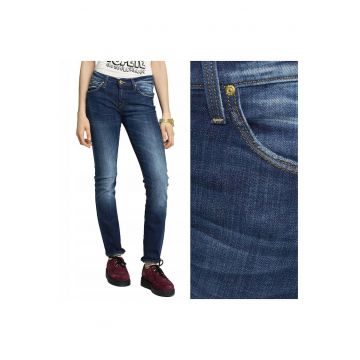 Blugi dama -  L331Albb - 6294-44 - Bumbac - Lungi - Petite - Denim - W26-L33 US - Albastru