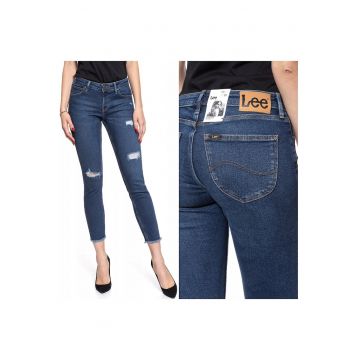 Blugi dama -  L526Dtcx - 15887-44 - Bumbac - Lungi - Petite - Denim - W26-L33 US - Albastru