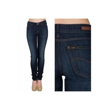 Blugi dama -  L526Ewxb - 1262-43 - Bumbac - Lungi - Petite - Denim - W25-L33 US - Albastru