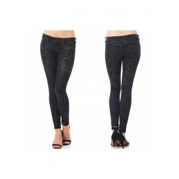 Blugi dama -  Scarlett - 1187-26 - Bumbac - Lungi - Petite - Denim - W24-L31 US - Negru