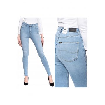 Blugi dama -  Ss21 - 36222-45 - Bumbac - Lungi - Petite - Denim - W27-L33 US - Albastru