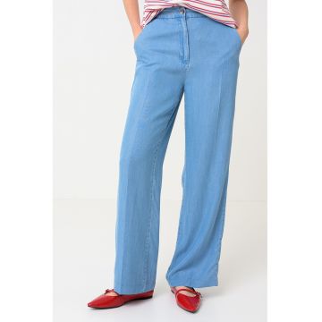 Pantaloni ampli de lyicell