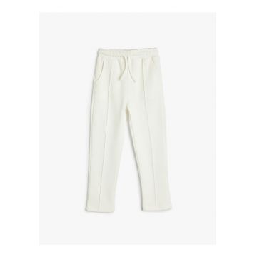 Pantaloni de trening cu snur de ajustare in talie