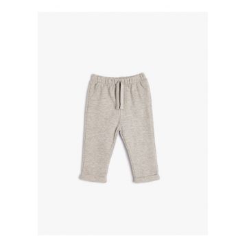 Pantaloni de trening cu talie ajustabila