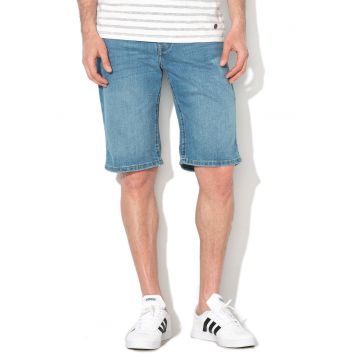 Bermude din denim cu croiala dreapta