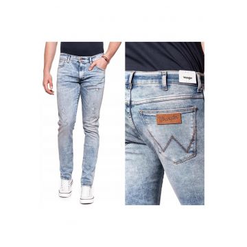 Blugi barbati -  7759-84 - Larston - Bumbac - Lungi - Barbati - Slim fit - W27-L32 US - Albastru