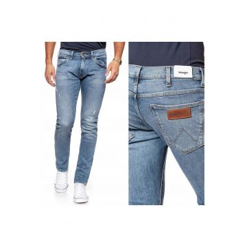 Blugi barbati -  9027-136 - Bryson - Bumbac - Lungi - Barbati - Slim fit - W29-L34 US - Albastru
