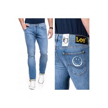 Blugi barbati -  Luke - Bumbac - Lungi - Slim fit - W30-L32 US - Albastru