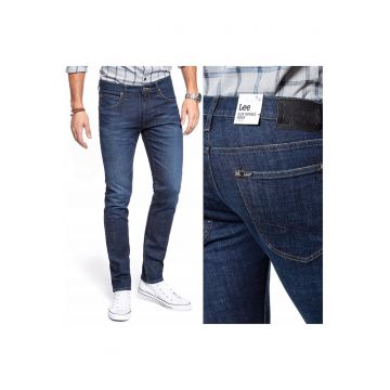 Blugi barbati -  LUKE - W30-L34 US - Bumbac - Lungi - Conica - Albastru