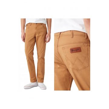 Blugi barbati -  Texas Slim - Bumbac - Lungi - Barbati - Slim fit - W36-L34 US - Maro