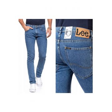 Blugi barbati -  W27-L32 US - Bumbac - Lungi - Albastru