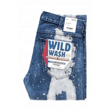 Blugi barbati -  Wrangler Spencer - Bumbac - Lungi - Barbati - Regular fit - W30-L32 US - Albastru