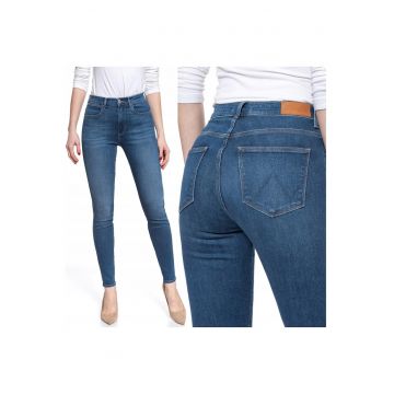 Blugi dama -  21156-184 - Bumbac - Lungi - Petite - Denim - W24-L32 US - Albastru