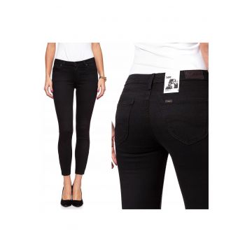 Blugi dama -  7476-26 - Bumbac - Scurti - Petite - Denim - W24-L31 US - Negru
