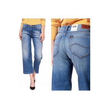 Blugi dama -  Auberry - 5446-46 - Bumbac - Scurti - Boyfriend - Denim - W28-L33 US - Multicolor