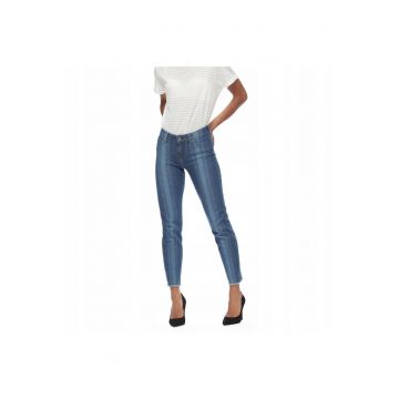 Blugi dama -  Elly Cropped - 23121-31 - Bumbac - Scurti - Petite - Denim - W29-L31 US - Albastru