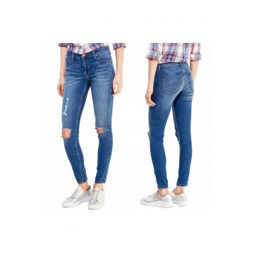 Blugi dama -  Jodee - 24845-46 - Bumbac - Lungi - Petite - Denim - W28-L33 US - Albastru