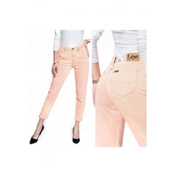 Blugi dama -  Mom - 22888-30 - Bumbac - Lungi - Mom Fit - Denim - W28-L31 US - Portocaliu