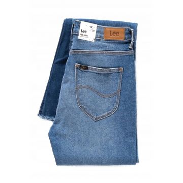 Blugi dama -  New Flare - 13978-46 - Bumbac - Lungi - Petite - Denim - W28-L33 US - Albastru