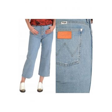 Blugi dama -  Retro Crop Boyfriend - 10882-84 - Bumbac - Scurti - Regular fit - Denim - W27-L32 US - Albastru