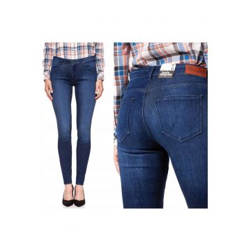 Blugi dama -  Skinny - 10643-185 - Bumbac - Lungi - Petite - Denim - W25-L32 US - Albastru