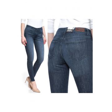 Blugi dama -  Skinny - 11079-185 - Bumbac - Lungi - Petite - Denim - W25-L32 US - Albastru