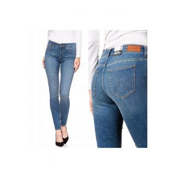Blugi dama -  Skinny - 11574-184 - Bumbac - Lungi - Petite - Denim - W24-L32 US - Albastru