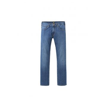 Blugi regular fit cu aspect decolorat Daren