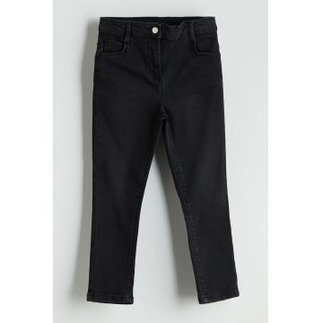Blugi skinny cu talie inalta