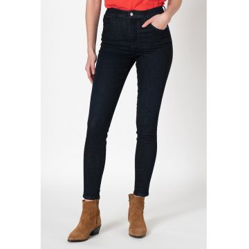 Blugi skinny cu talie inalta