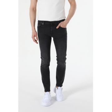 Blugi skinny cu talie joasa