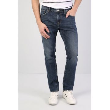 Blugi Tint Carol Wash Straight Fit -  Bumbac/Poliester/Elastan