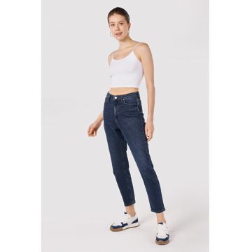 Pantaloni De Dama Gri Mom Fit 896 MARIA
