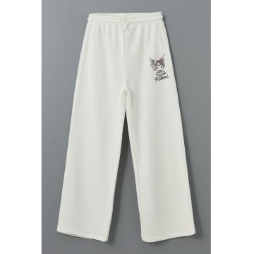 Pantaloni de trening cu imprimeu discret