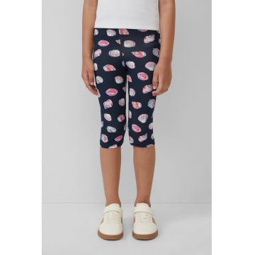 Pantaloni din amestec de bumbac cu imprimeu