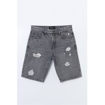 Pantaloni scurti din denim cu buzunare