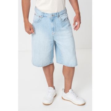 Bermude relaxed fit din denim