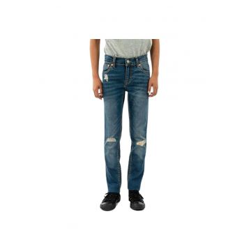 Blugi baieti 512 -  Bumbac/Elastan - Albastru -