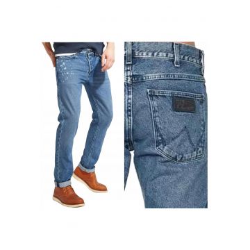 Blugi barbati -  Bumbac - Lungi - Slim fit - W32-L32 US - Albastru