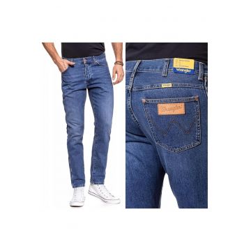 Blugi barbati -  Regular Tapered - Bumbac - Lungi - Barbati - Regular fit - W31-L34 US - Albastru