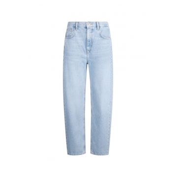 Blugi boyfriend cu model uni