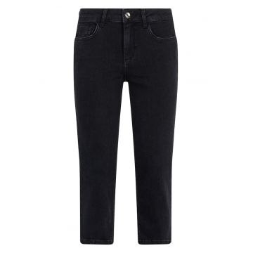Blugi capri cu talie joasa